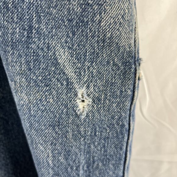 Wrangler Men's Blue Denim Jeans Straight Leg Relaxed Fit Size 36 X 34 Zip Fly - Picture 12 of 14